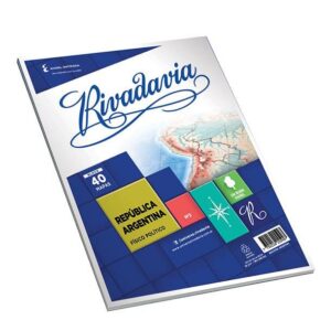 MAPA RIVADAVIA N° 3 (BLOCK X 40 HJS.) V/MODELOS