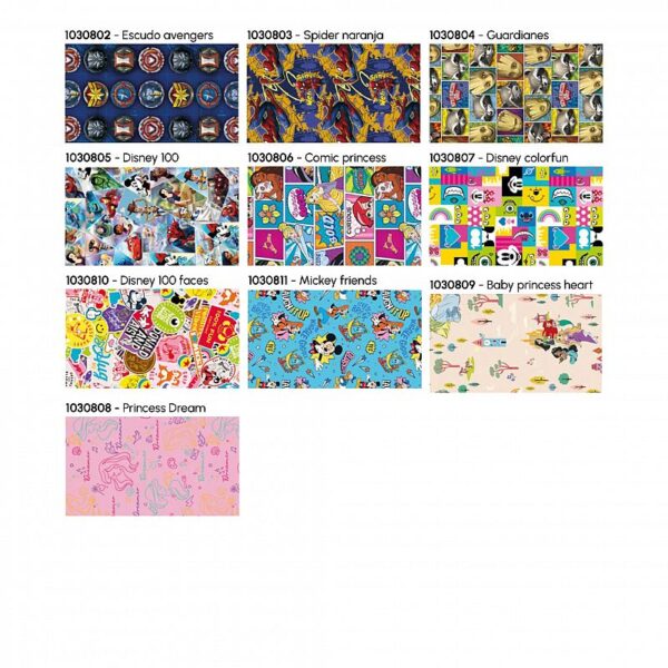 PAPEL PLASTIFICADO MURESCO LICENCIA V/MODELOS