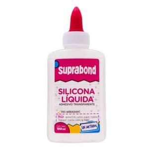 SILICONA LIQUIDA SUPRABOND TRANSPARENTE 100 ML (ESL100)