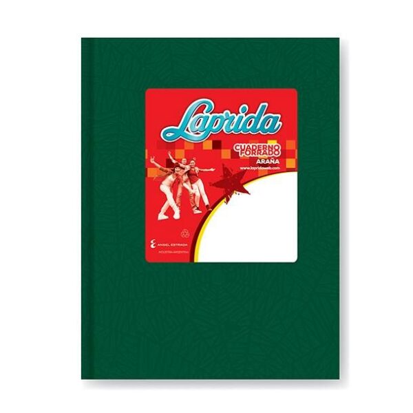 CUADERNO LAPRIDA ARAÑA T.D. X 50 HJS. CUADRICULADO V/COLORES