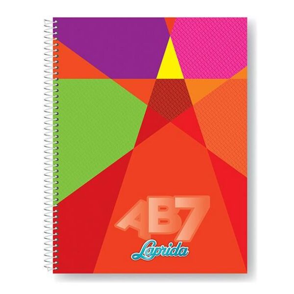 CUADERNO LAPRIDA AB7 21/27 C/ESPIRAL X 100 HJS. CUADRICULADO (627003)