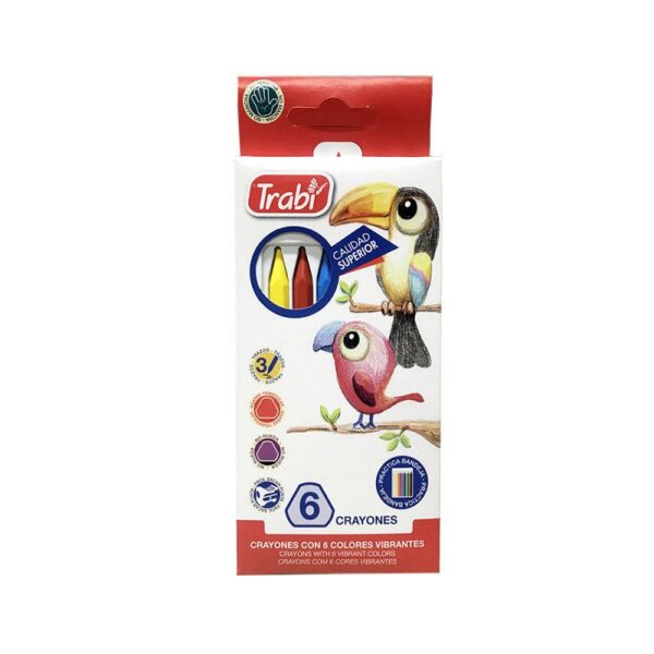 PLASTIPINTURITAS TRABI X 6 COLORES