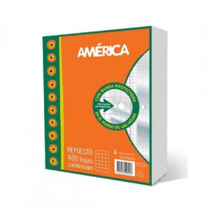 REPUESTO AMERICA X 400 HJS. CUADRICULADO