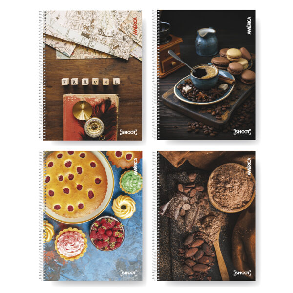 CUADERNO AMERICA SHOOT 29/7 X 120 HJS. CUADRICULADO