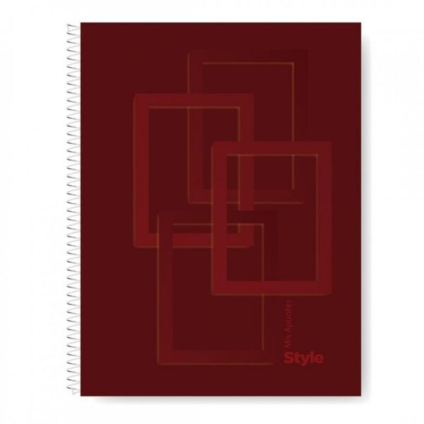 CUADERNO MIS APUNTES STYLE 29/7 X 150 HJS. LISO
