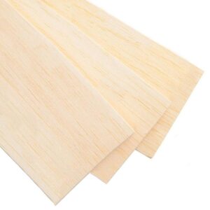 MADERA BALSA EN PLANCHA 91,5 CM X 7.6 CM. DE 2 MM.