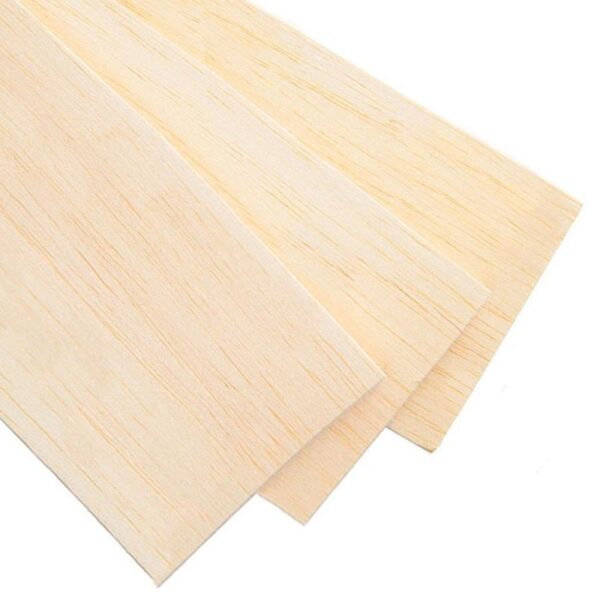 MADERA BALSA EN PLANCHA 91,5 CM X 7,6 CM. DE 6 MM.
