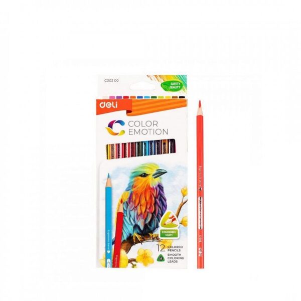 LAPICES DE COLORES DELI COLOR EMOTION  X 12 COLORES