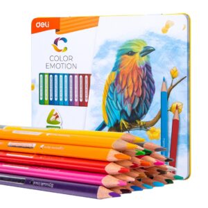 LAPICES DE COLORES DELI COLOR EMOTION LATA  X 36 COLORES