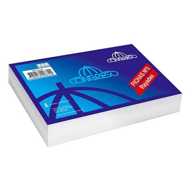 FICHA CONGRESO N° 2 RAYADA X 100 HJS. (502002)