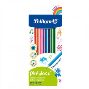 LAPICES DE COLORES PELIKAN PINTALOCO X 12 LARGOS