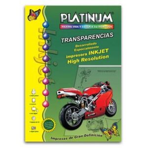 TRANSPARENCIA A4 INKJET C/BANDA  X  10 HJS.
