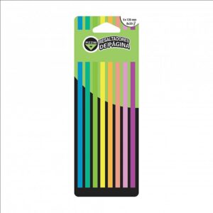 RESALTADOR ADHESIVO PIZZINI COLORES FLUO 8 X 20 HJS.
