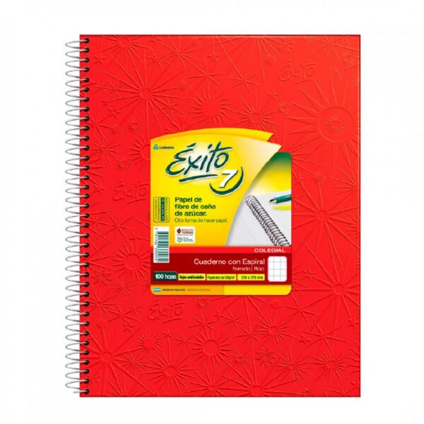 CUADERNO EXITO E7 FORRADO UNIVERSO T.D. C/ESP. X 100 HJS. CUADRICULADO