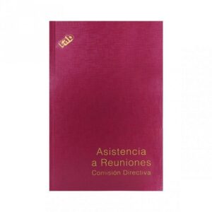 LIBRO DE ASISTENCIA A REUNIONES DE COMISION DIRECTIVA RAB T. DURA.  (2328)