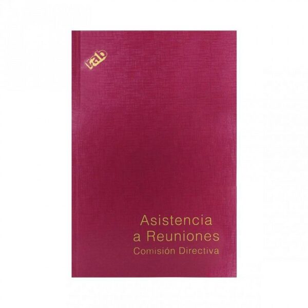 LIBRO DE ASISTENCIA A REUNIONES DE COMISION DIRECTIVA RAB T. DURA.  (2328)