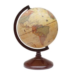 GLOBO TERRAQUEO PLOW BASE PLASTICO 14 CM. ANTIGUO POLITICO (147AW)