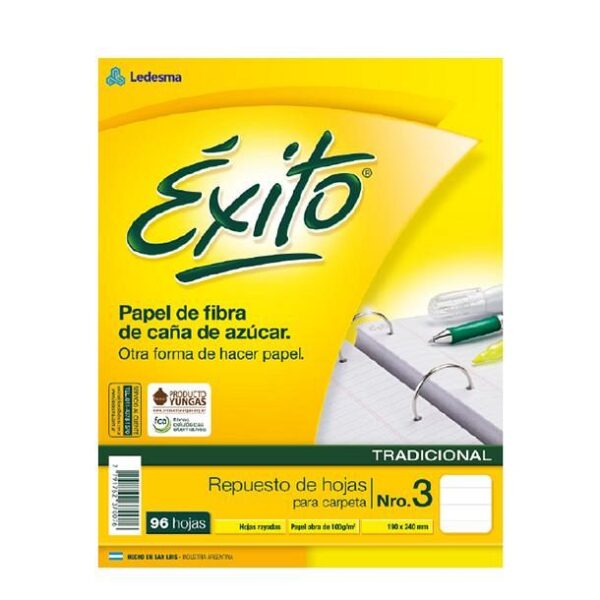 REPUESTO EXITO ECOLOGICO X  96 HJS.CUADRICULADO