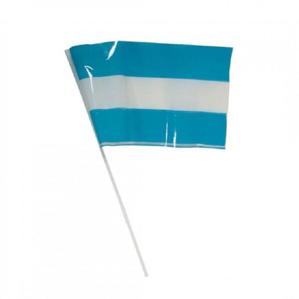 BANDERA PLASTICA ARGENTINA EMBLEMAS ARG. 15 X 25 CM