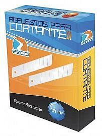 CUCHILLA DE REPUESTO EZCO P/CORTANTE GRANDE X 10 U.