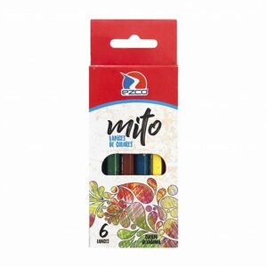 LAPICES DE COLORES EZCO MITO X 6 CORTOS