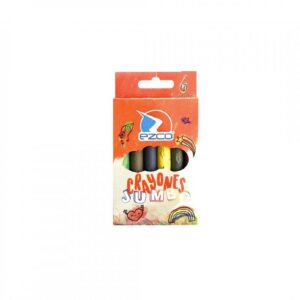 LAPICES DE CERA EZCO JUMBO X 6 COLORES