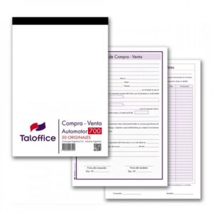 TALONARIO TAL-OFFICE COMPRA-VENTA AUTOMOTOR (700)