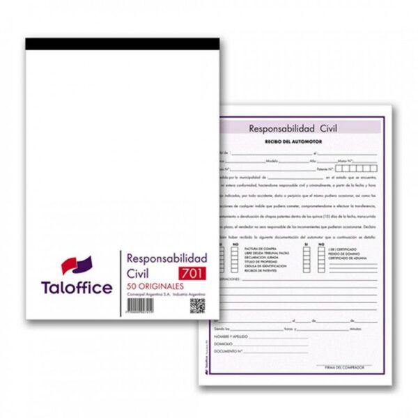 FORMULARIO TAL-OFFICE RESPONSABILIDAD CIVIL (701)