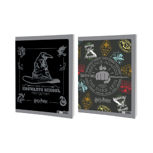 CUADERNO MOOVING T. FLEX  X 48 HJS. RAYADO HARRY POTTER