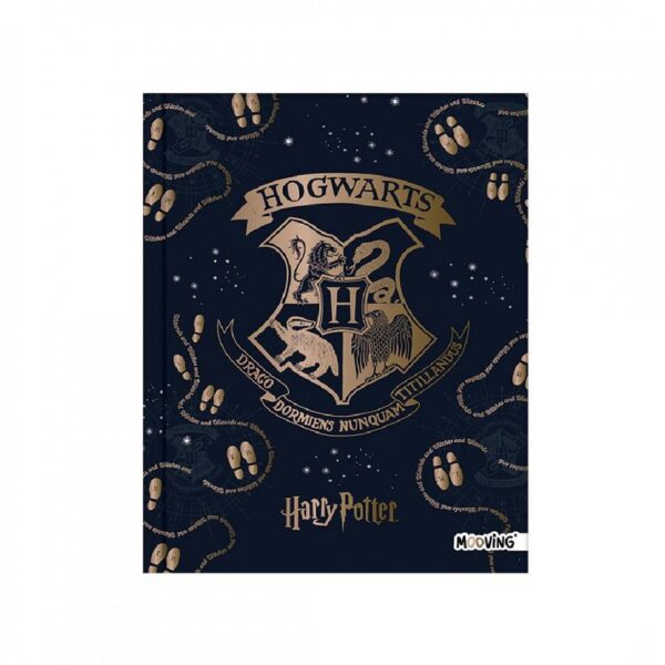 CUADERNO MOOVING T. DURA 19,5 X 24 X 48 HJS. RAYADO HARRY POTTER