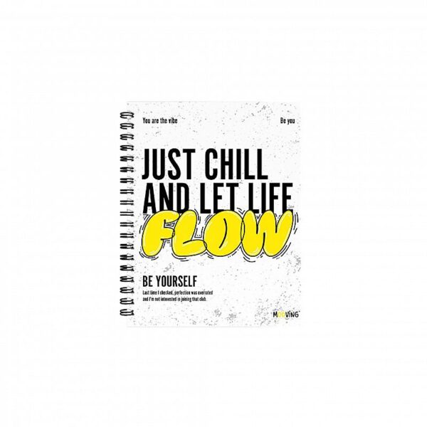 CUADERNO MOOVING 16/21 T. DURA X 80 HJS RAYADO GRUNGE