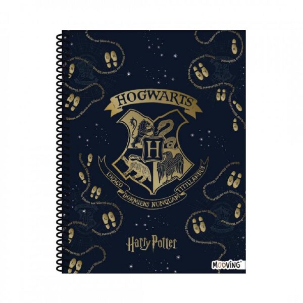 CUADERNO MOOVING 29/7 T. FLEX. X 80 HJS. RAYADO HARRY POTTER