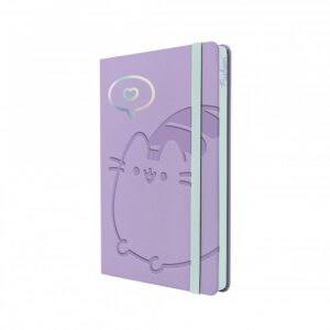 CUADERNO MOOVING NOTES PUSHEEN A5  X 80 HJS RAYADO (1246207)