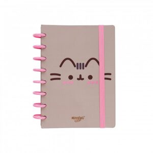 CUADERNO MOOVING LOOPS PUSHEEN A5 X 80 HJS RAYADO (1721207)