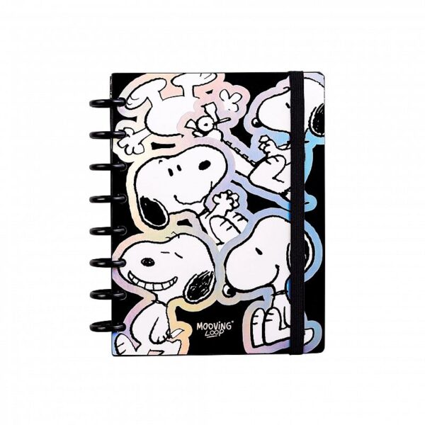 CUADERNO MOOVING LOOPS SNOOPY A5 X 80 HJS RAYADO (1721134)