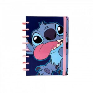 CUADERNO MOOVING LOOPS STITCH A5 X 80 HJS RAYADO (1721244)