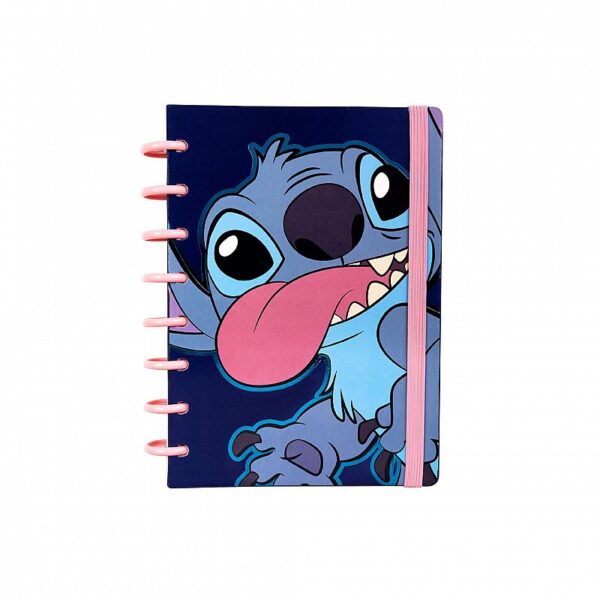 CUADERNO MOOVING LOOPS STITCH A5 X 80 HJS RAYADO (1721244)
