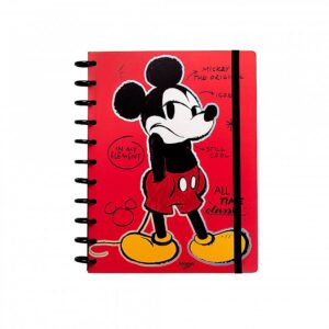 CUADERNO MOOVING LOOPS MICKEY CARTA X 80 HJS RAYADO (1711121)