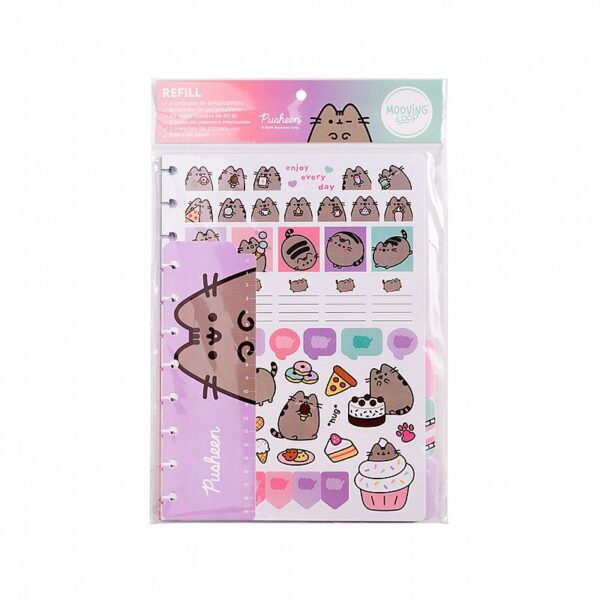 REPUESTOS P/CUADERNO MOOVING LOOPS PUSHEEN A5 (1724107)