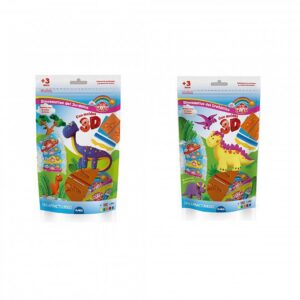 SET DE MASA DIDO CON MOLDES 3D DINOSAURIOS DEL JURASICO