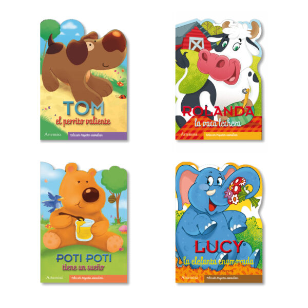 LIBRO INFANTIL ED. ARTEMISA PEQUEÑOS ANIMALITOS TROQUELADOS SURTIDOS