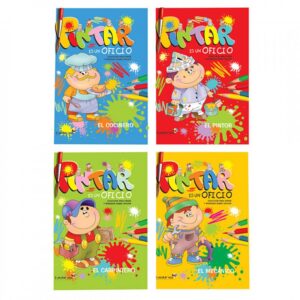 LIBRO INFANTIL P/PINTAR ED. BETINA PINTAR ES UN OFICIO V/MODELOS
