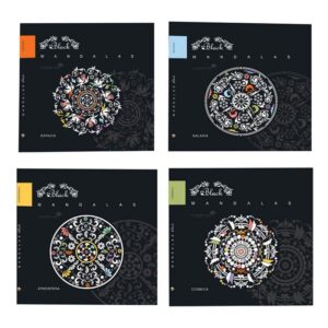 LIBRO P/PINTAR ED. BETINA MANDALAS BLACK V/MODELOS