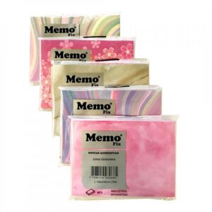 NOTAS ADHESIVAS MEMO FIX ESTACIONES 100 X 75 MM  X 80 HJS. (704)