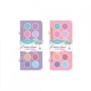 ACUARELA KEYROAD PASTEL X 12 PASTILLAS + PINCEL