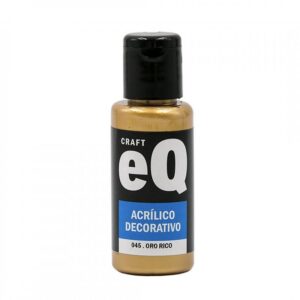 PINTURA EQ ACRILICA DECORATIVA X 50 ML METALIZADO V/COLORES