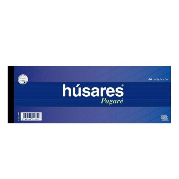 TALONARIO HUSARES 1900 PAGARE SIMPLE