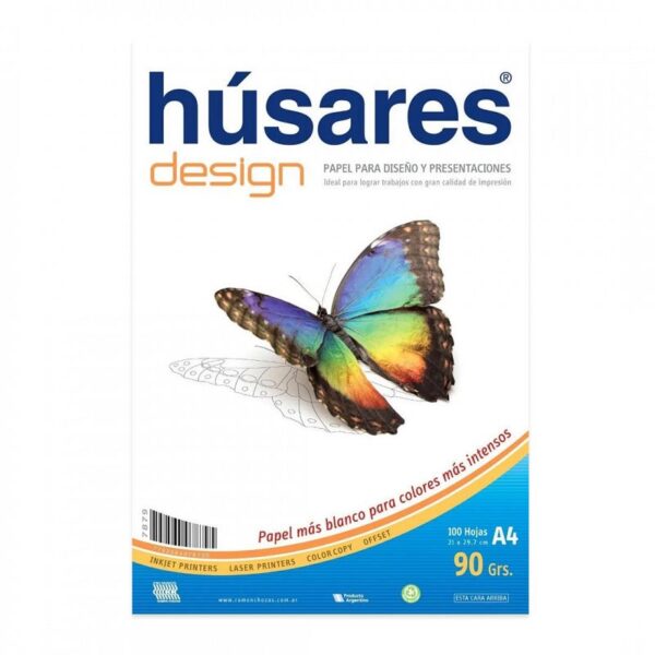RESMA HUSARES DESING A4 X 100 HJS. 90 GRS. (7879)