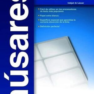 ETIQUETA HUSARES AUTOADHESIVA A4 21 X 29 CM  X 100 U. (34101)