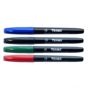 MARCADOR TRAMA PERMANENTE PTA FINA V/COLORES